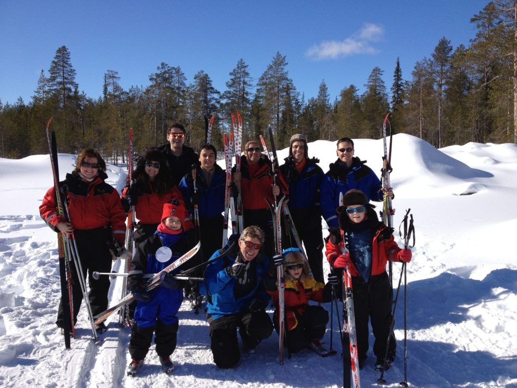 Viaje Familia esquí de fondo deporte