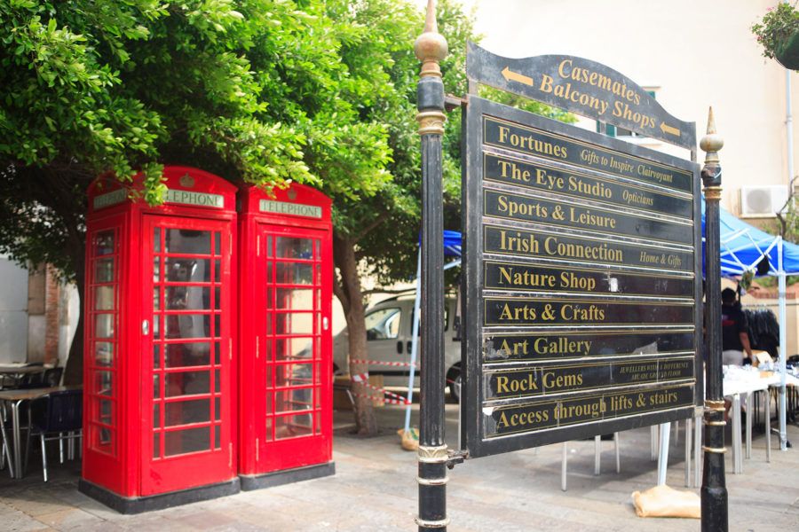 Los símbolos ingleses están presentes en Gibraltar