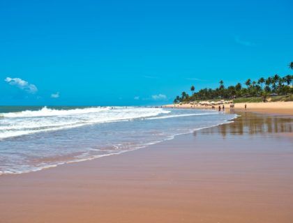 Playa de Praia do Forte, ideal para un viaje a Brasil con amigas