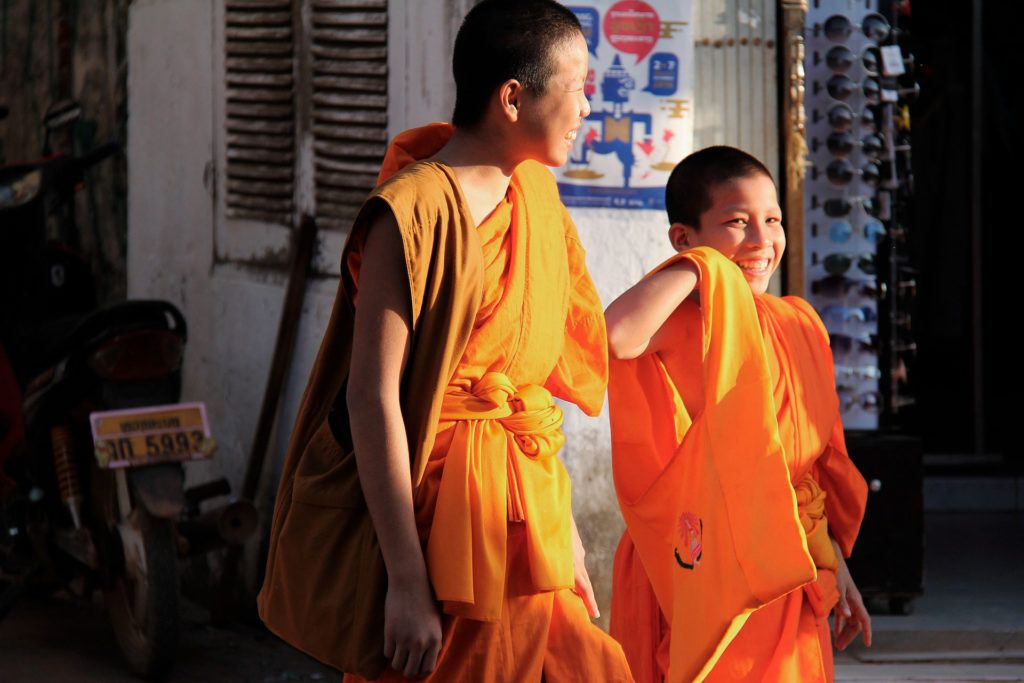 La sonrisa es seña de identidad de la población de Luang Prabang.