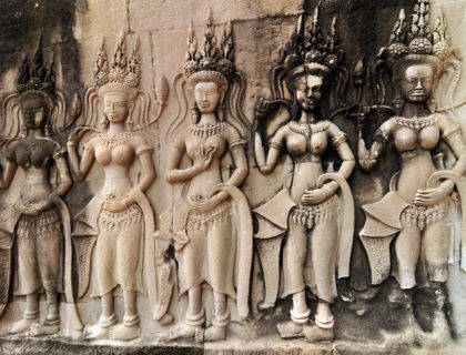 Relieve de los templos de Angkor