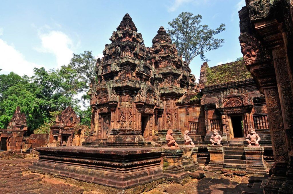 viaje mujeres camboya, templo banteay