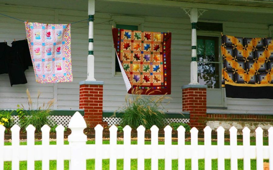 Los quilt de patchwork son auténticas obras de arte que hacen las mujeres amish