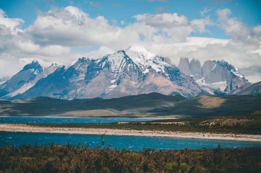 Paisaje de la zona del Parque Nacional de Torres del Paine