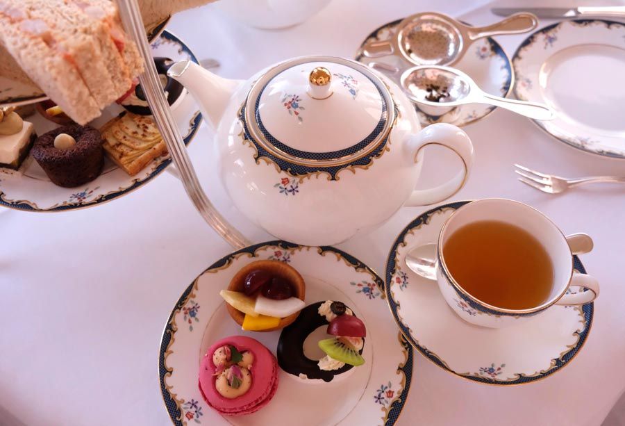 Vajilla para tomar el té en el hotel Belmond Reid’s Palace