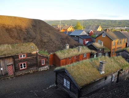 roros, noruega, viviendas mineras