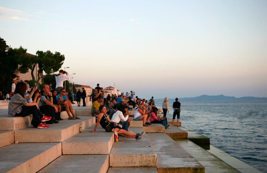 Órgano del mar de Zadar.
