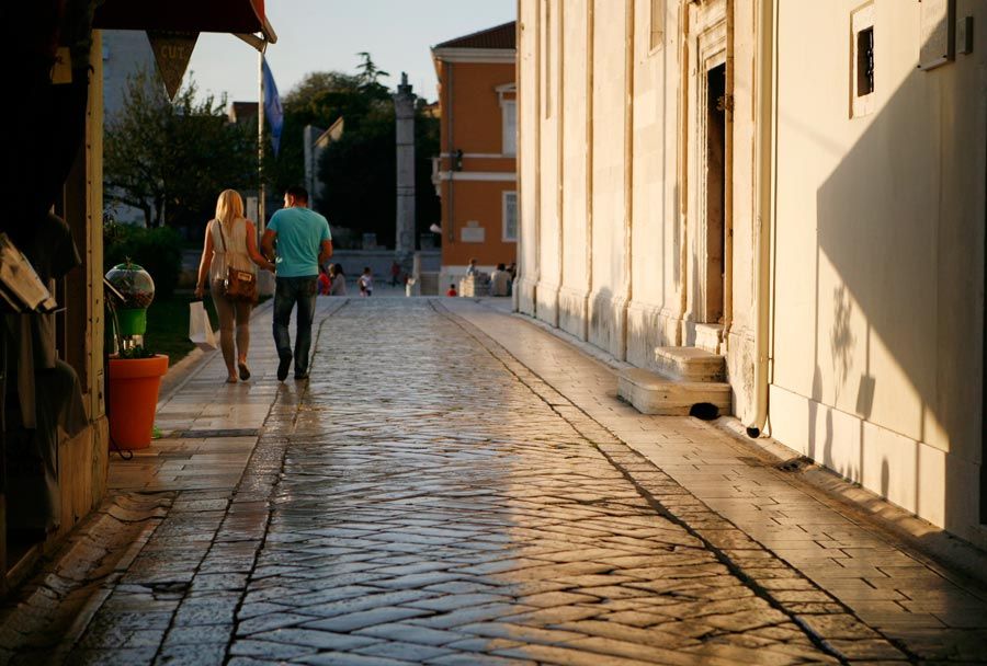 Centro histórico de Zadar.