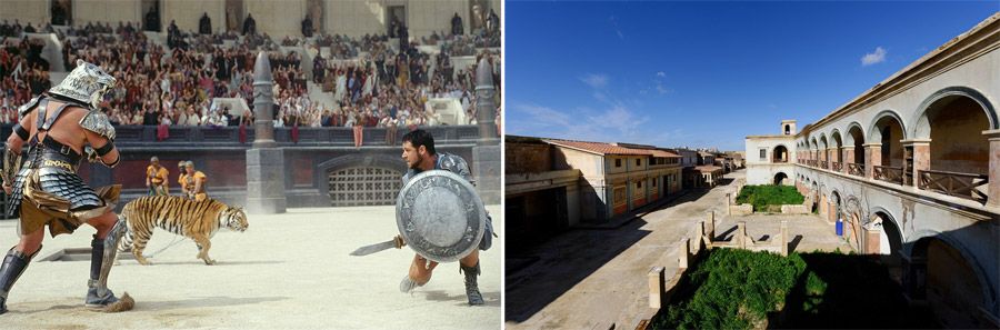 película gladiator rodaje malta