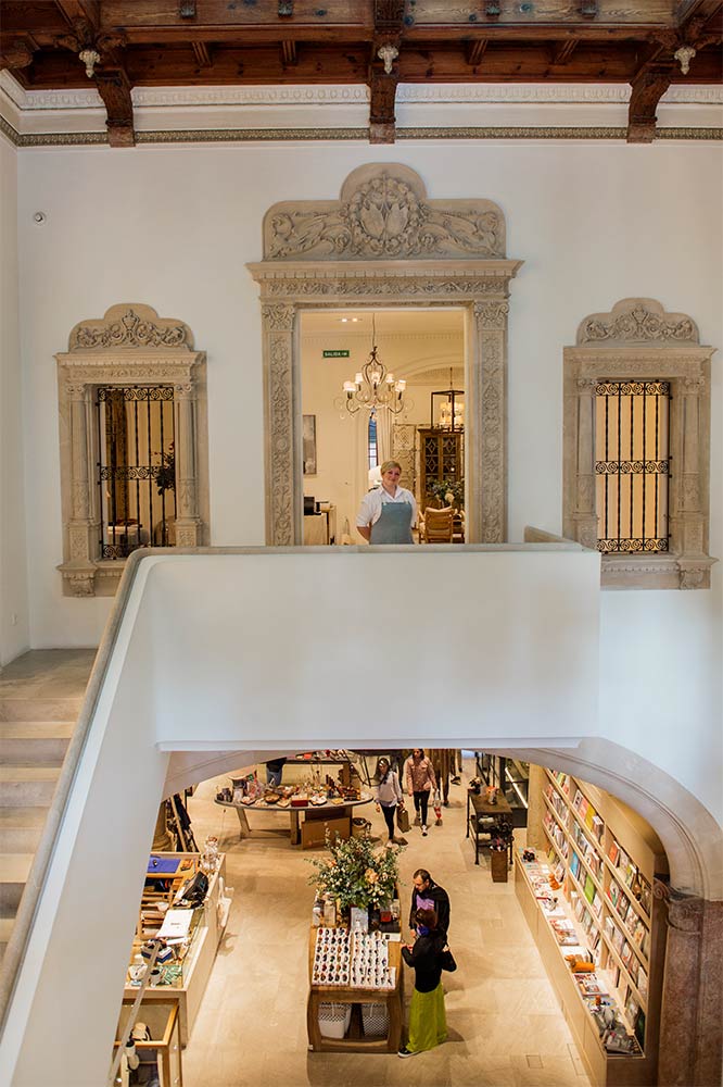 Interior de la tienda Rialto Living, en Palma.