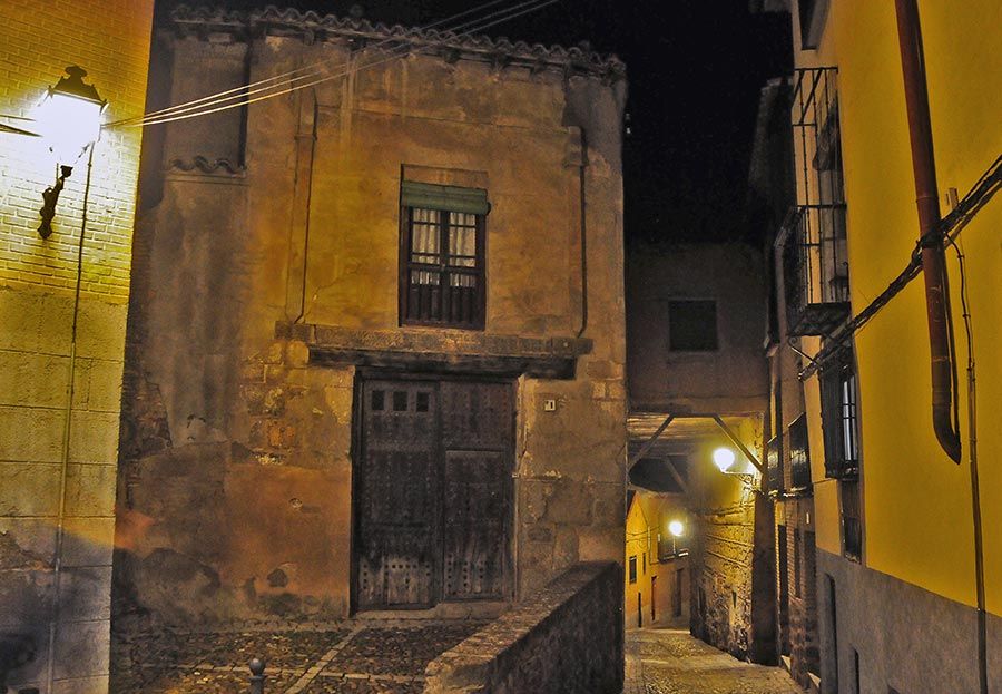 calle de Toledo por la noche
