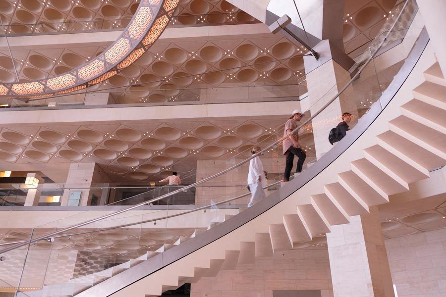 museo arte islamico, arquitectura moderna doha