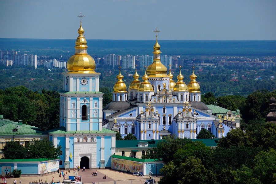 San Miguel de las Cupulas Doradas en kiev