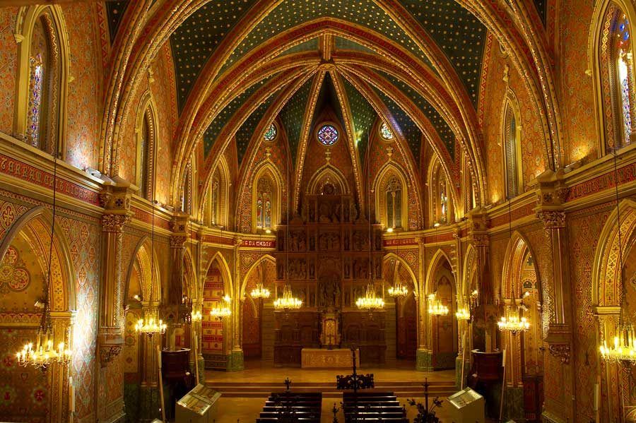 Interior de la iglesia de San Pedro, en Teruel