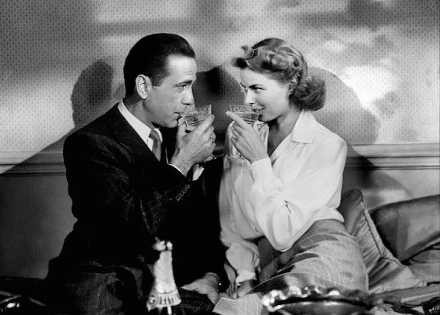 Cóctel de champán de la película © 'Casablanca'.