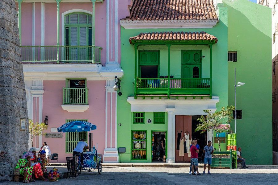 casas de colores en La Habana