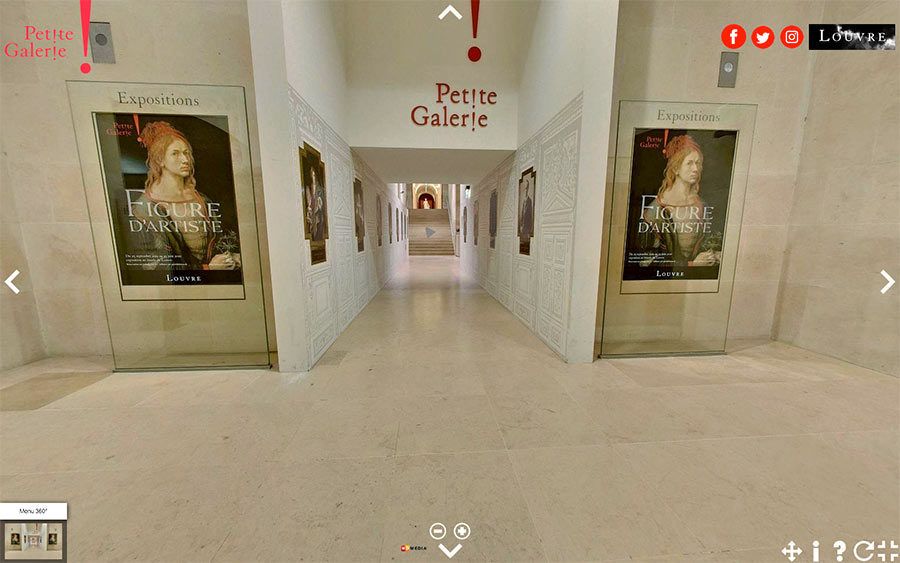 museo del louvre, visitas virtuales cuarentena