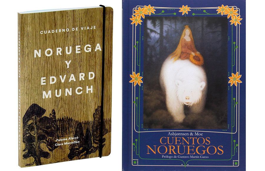 'Cuaderno de viaje. Noruega y Edvard Munch' y 'Cuentos noruegos'.