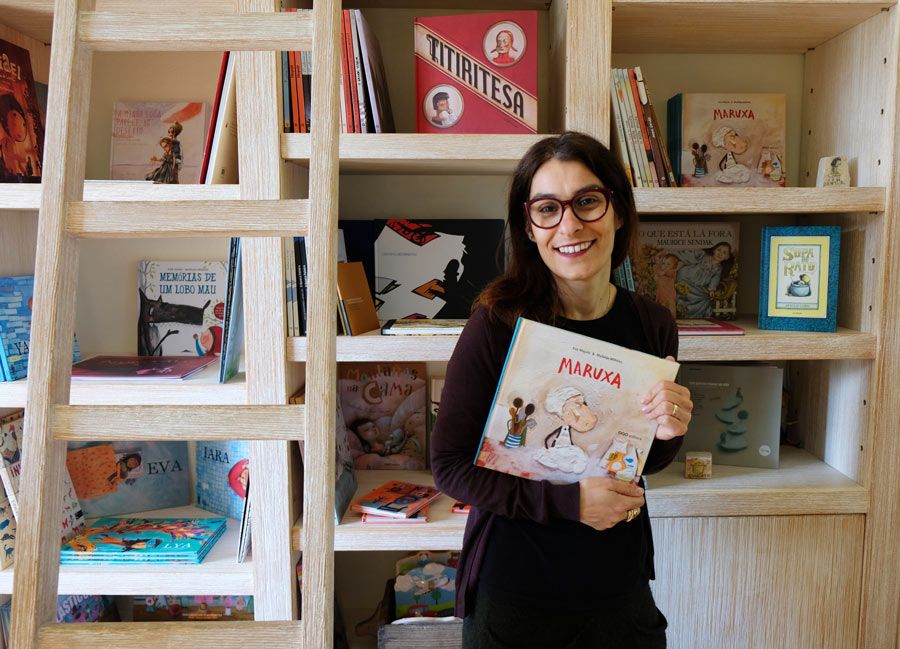 Mafalda Milhões, de la librería 'O Bichinho de Conto', de Óbidos. 