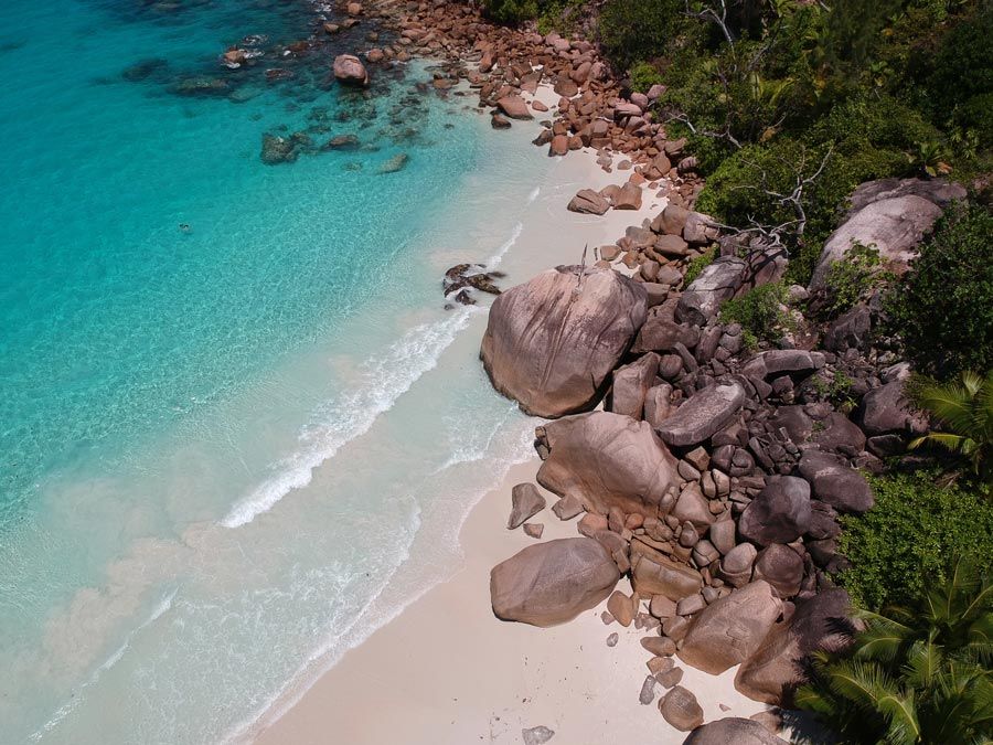 playa anse lazio de mahe en seychelles