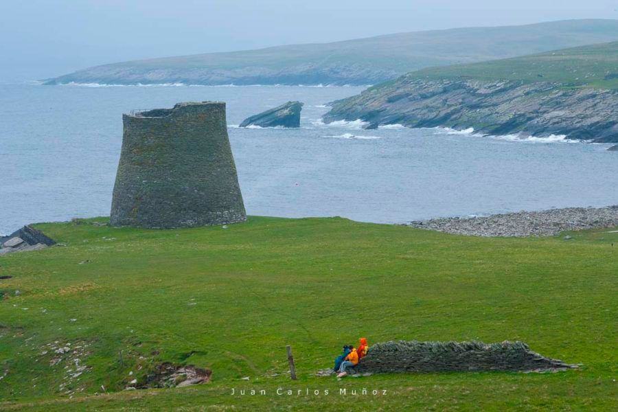 Paisaje en las islas Shetland