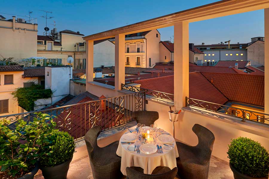 hoteles de lujo en Milán