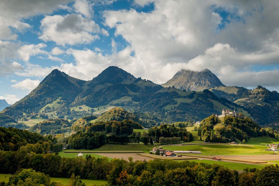 paisajes de Suiza