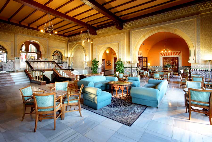 Lobby del hotel Alhambra Palace