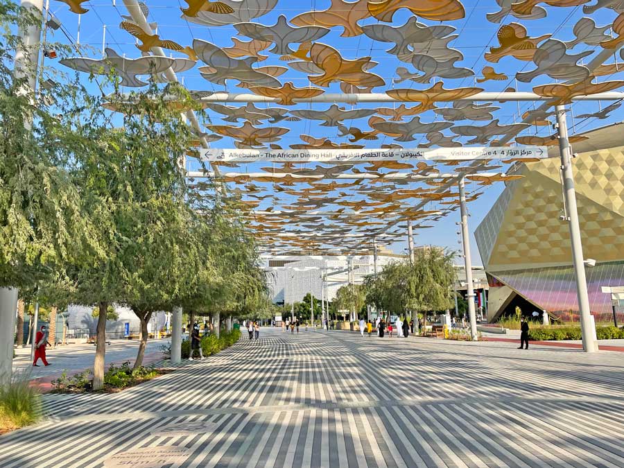 Sky Avenue, en la Expo 2020 Dubai.