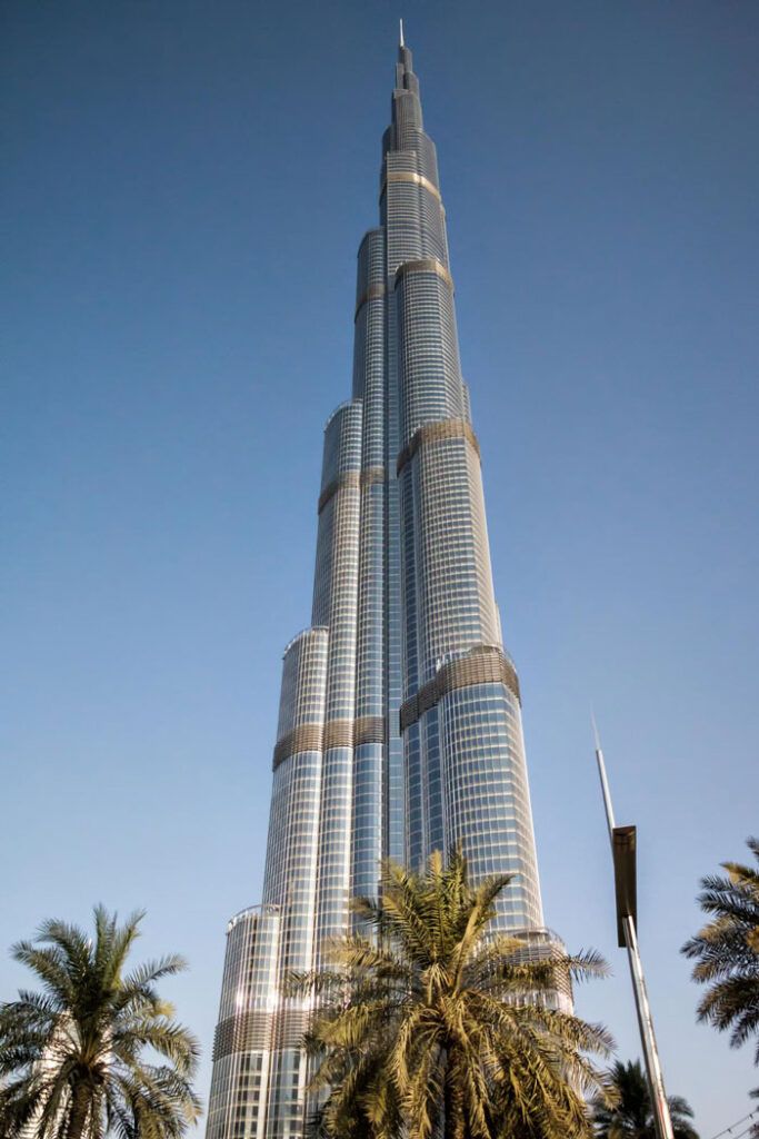 Burj Khalifa, el edificio más alto del mundo. 