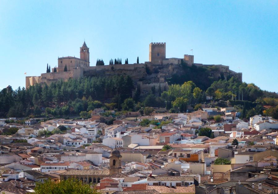Panorámica de Alcalá la Real uno de los 10 pueblos de Caminos de Pasión