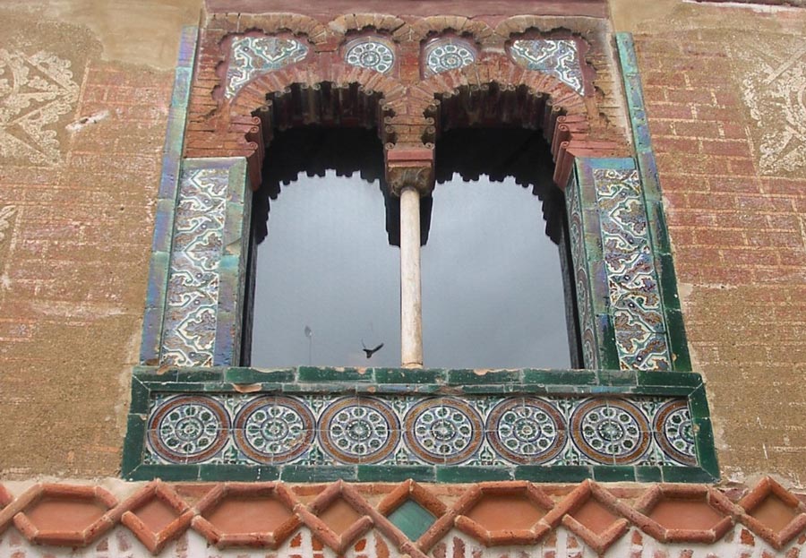 Detalle de una ventana de la Casa del Ajimez, en Zafra.