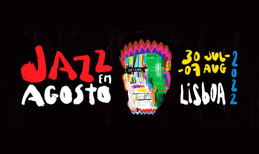 Cartel de Jazz em Agosto en Lisboa. 