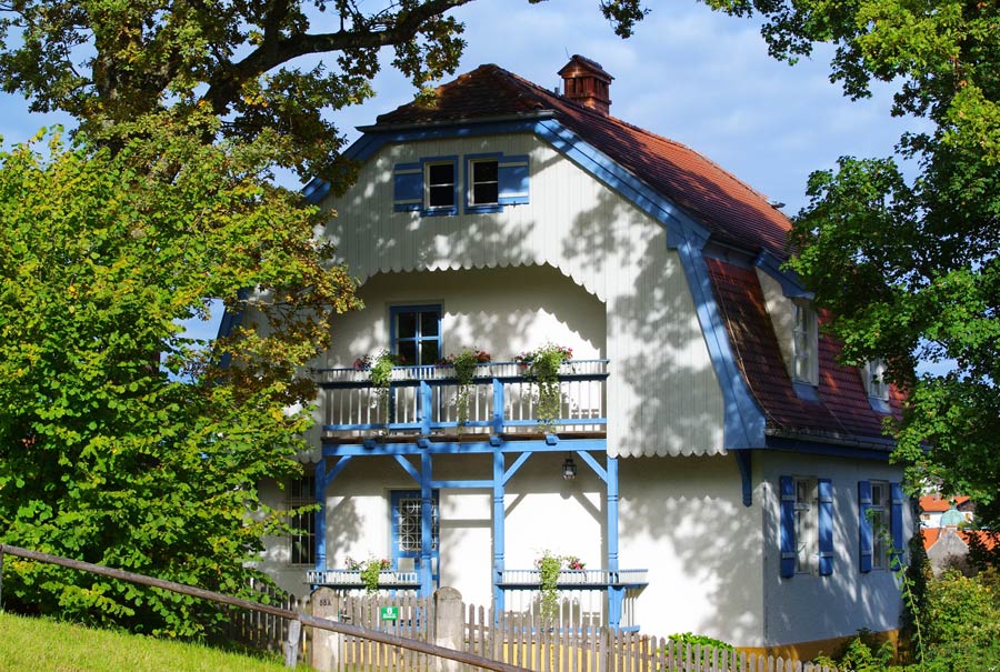 La Casa Münter de Murnau, donde vivieron Gabriele Münter y Kandinsky, hoy día es un museo.