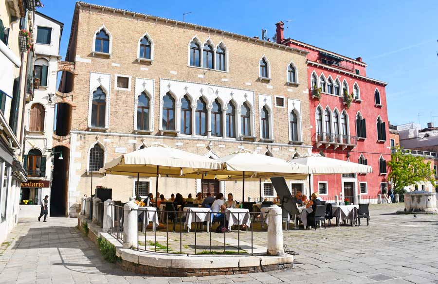 terraza en Venecia