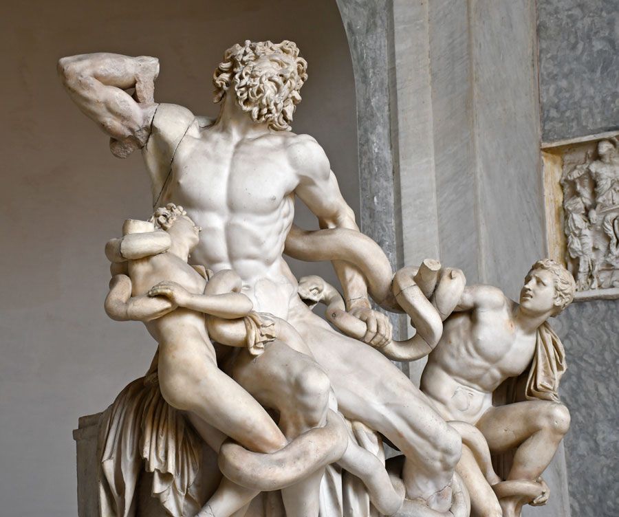 Escultura clásica en Museos Vaticanos