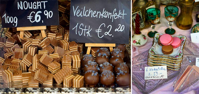 Dulces y chocolates en Viena