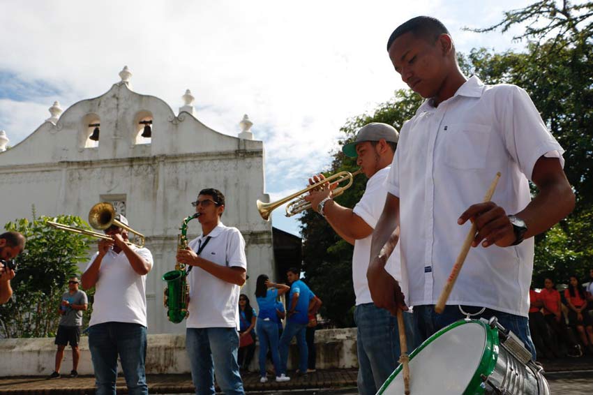 Músicos de Nicoya, en Costa Rica.