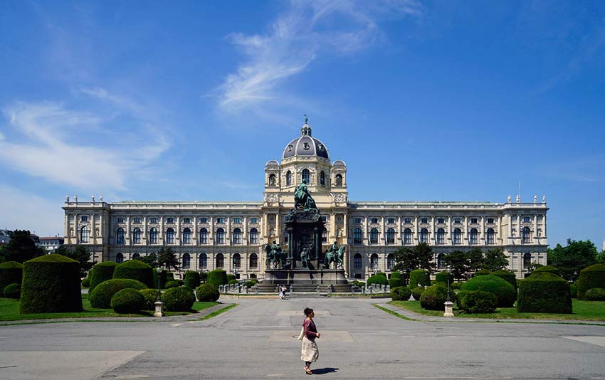 Maria Teresa Platz, una de las plazas más espectaculares de Viena