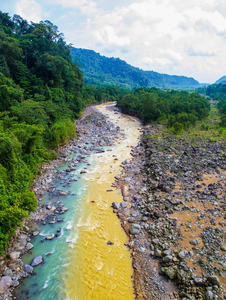 Río Sucio y La Hondura, en el Parque Nacional Braulio Carrillo.