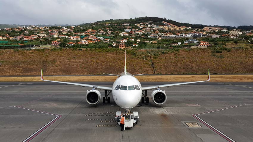 Aeropuerto Cristiano Ronaldo, en Funchal. 