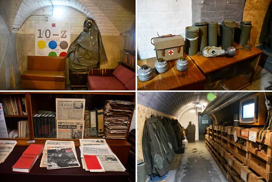 estancias del bunker 10-Z de Brno