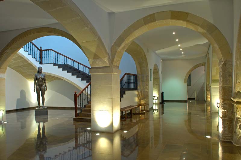 Interior del Museo Gravina o MUBAG de Alicante