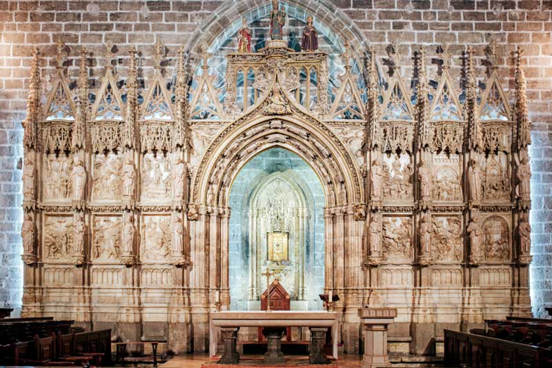 interior de la catedral de Valencia