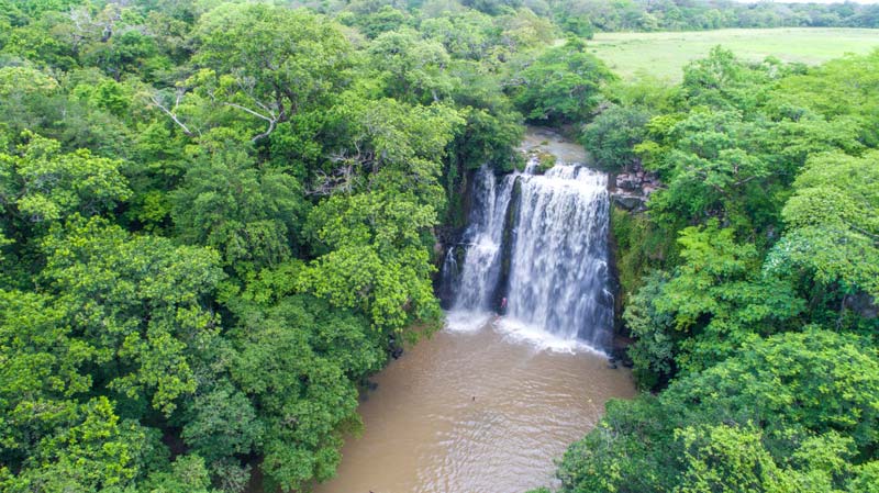 Cataratas Llanos del Cortez en Guanacaste
