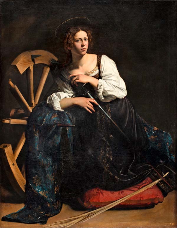 'Santa Catalina de Alejandría' de Caravaggio