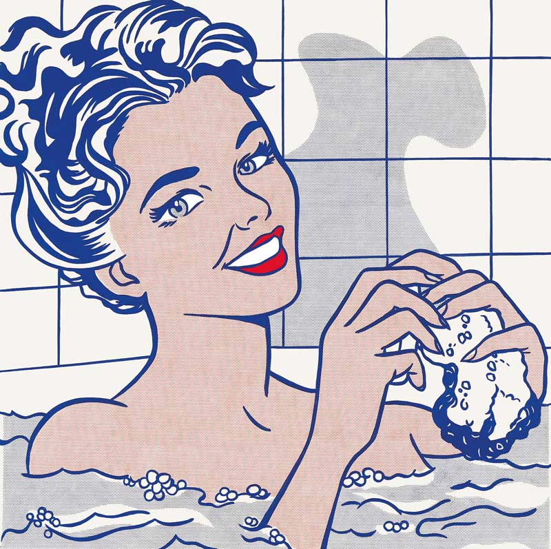 'Mujer en el baño' de Roy Lichtenstein