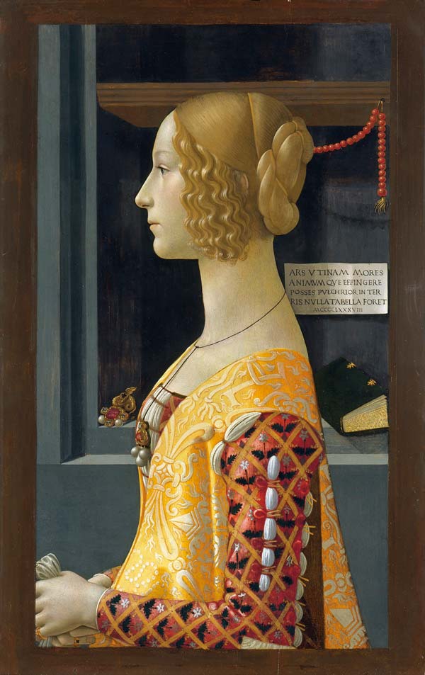 'Retrato de Giovanna degli Albizzi' de Domenico Ghirladaio