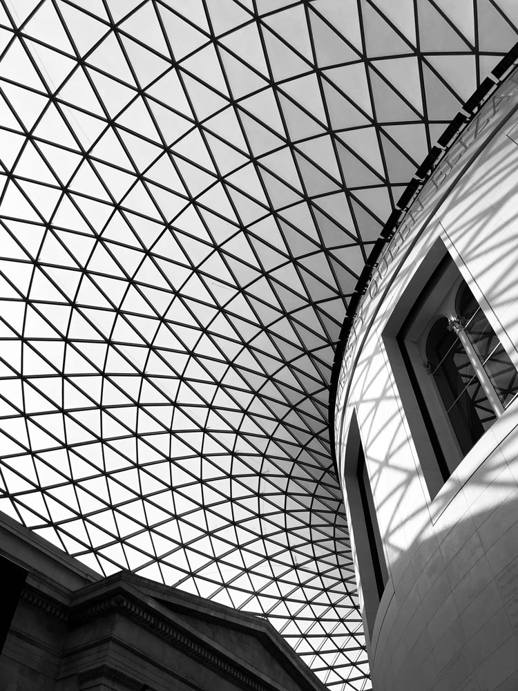 Interior del British Museum de Londres, una visita imprescindible