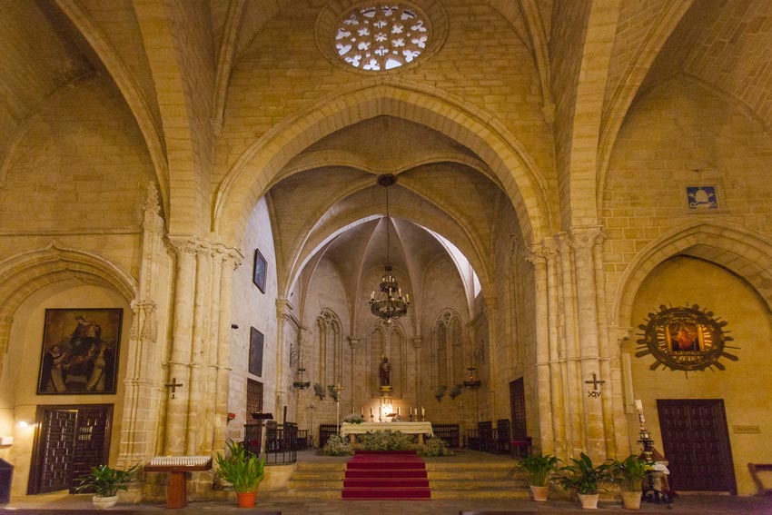 Interior de la iglesia de San Pablo, en Úbeda
